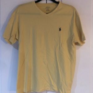 Yellow Polo V Neck